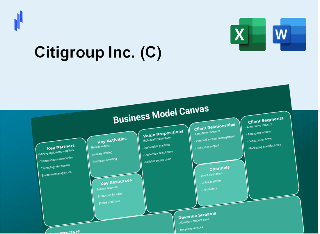 Citigroup Inc. (C): Business Model Canvas