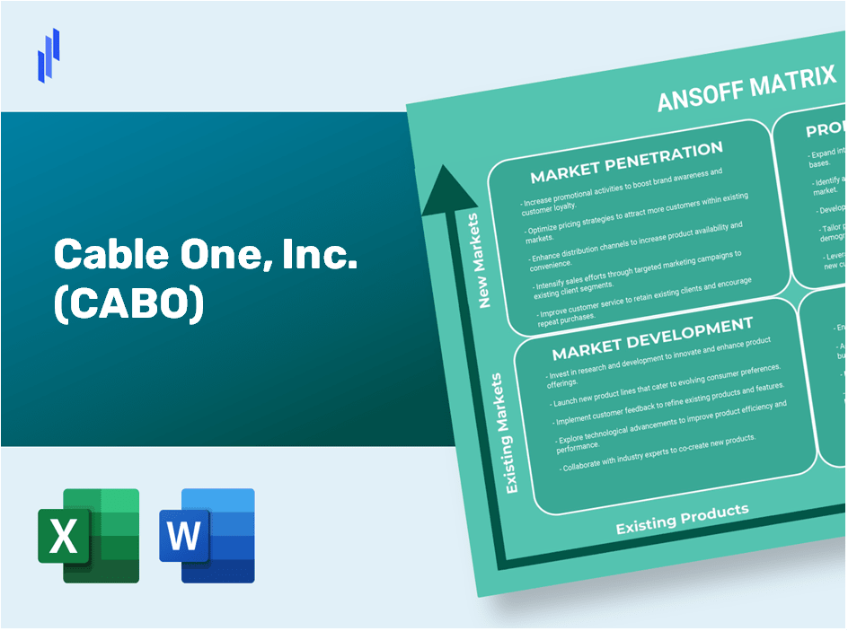 Cable One, Inc. (CABO) ANSOFF Matrix