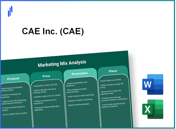 Marketing Mix Analysis of CAE Inc. (CAE)