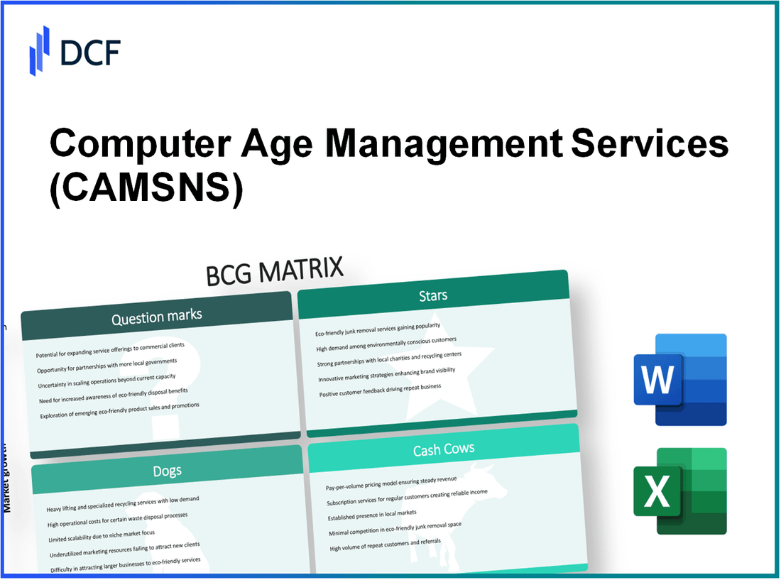 Computer Age Management Services Limited (CAMS.NS): BCG Matrix