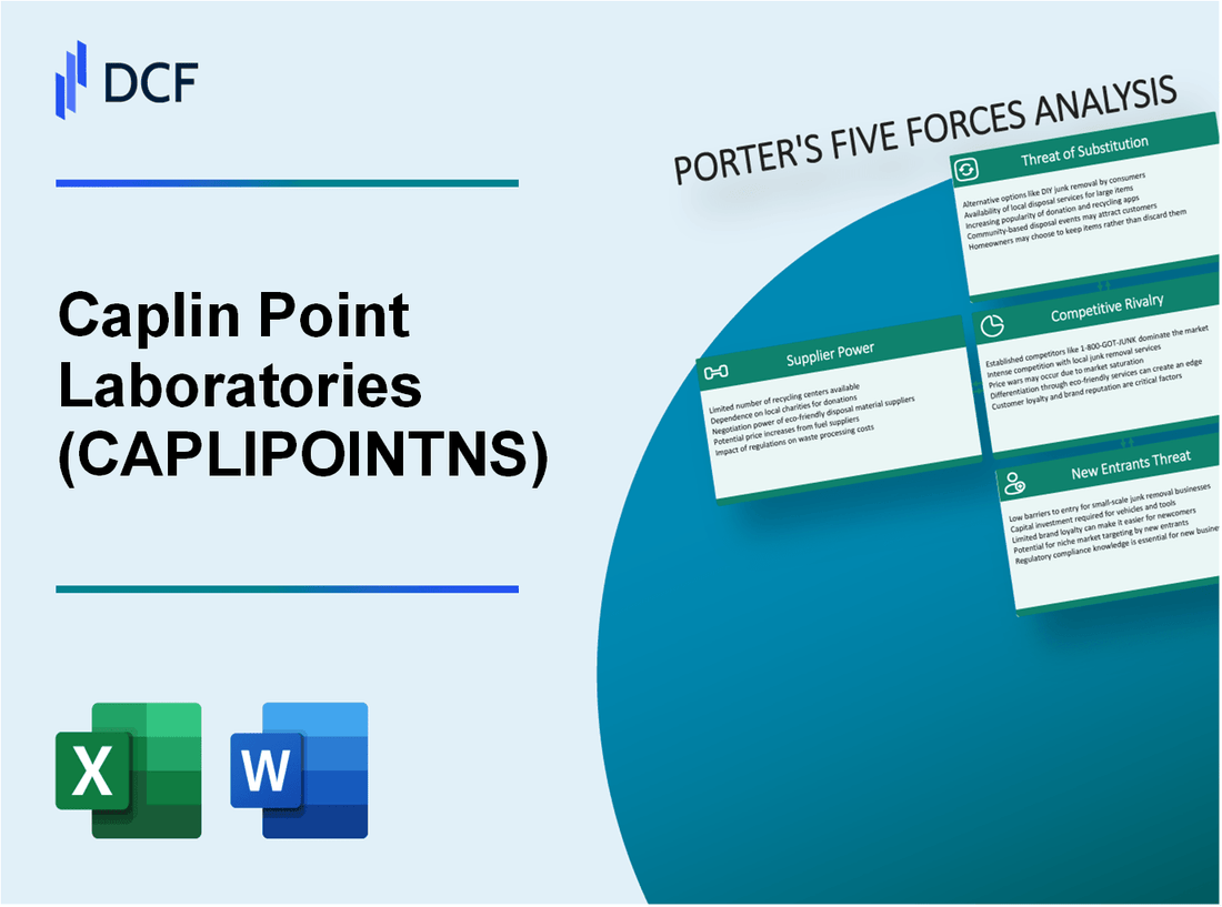 Caplin Point Laboratories (CAPLIPOINT.NS): Porter's 5 Forces Analysis