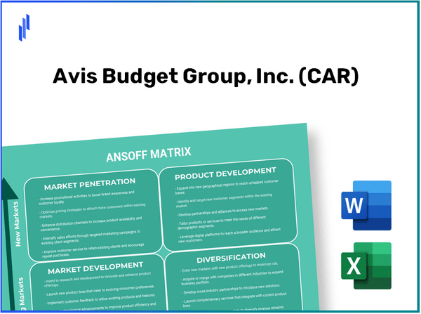 Avis Budget Group, Inc. (CAR)Ansoff Matrix