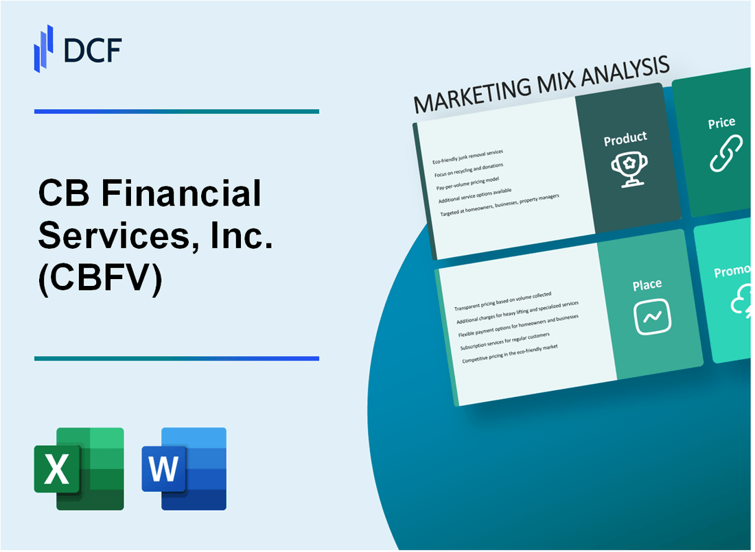 CB Financial Services, Inc. (CBFV) Marketing Mix