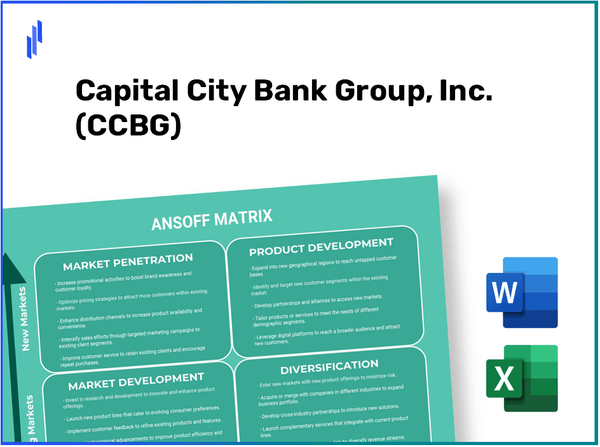 Capital City Bank Group, Inc. (CCBG)Ansoff Matrix