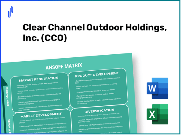 Clear Channel Outdoor Holdings, Inc. (CCO)Ansoff Matrix