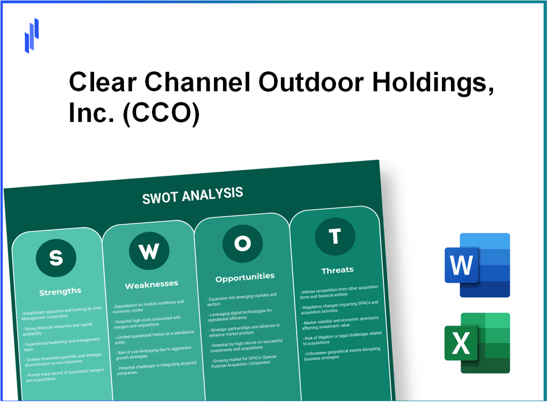 Clear Channel Outdoor Holdings, Inc. (CCO) SWOT Analysis