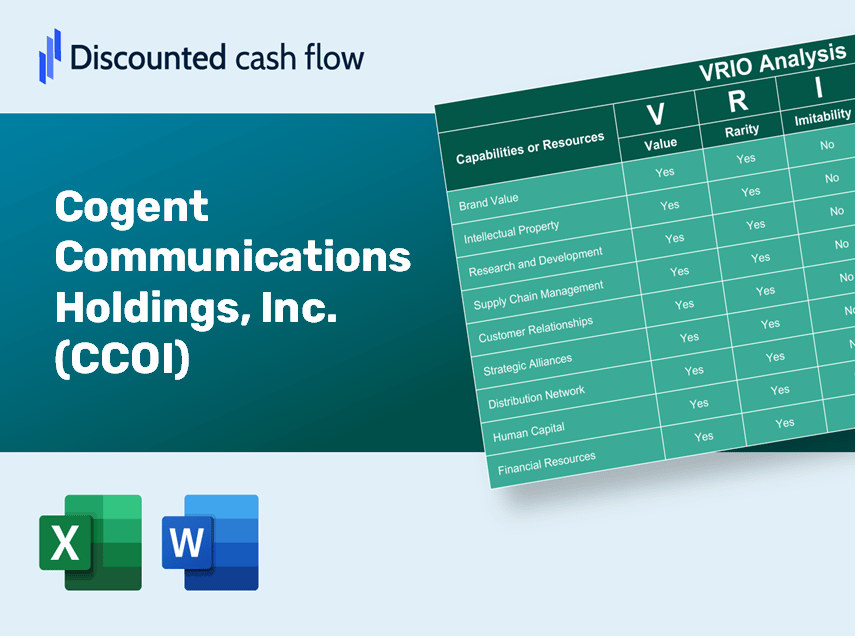 Cogent Communications Holdings, Inc. (CCOI) VRIO Analysis