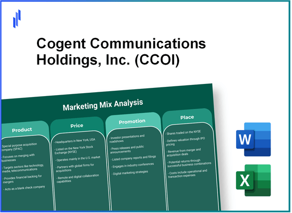 Marketing Mix Analysis of Cogent Communications Holdings, Inc. (CCOI)