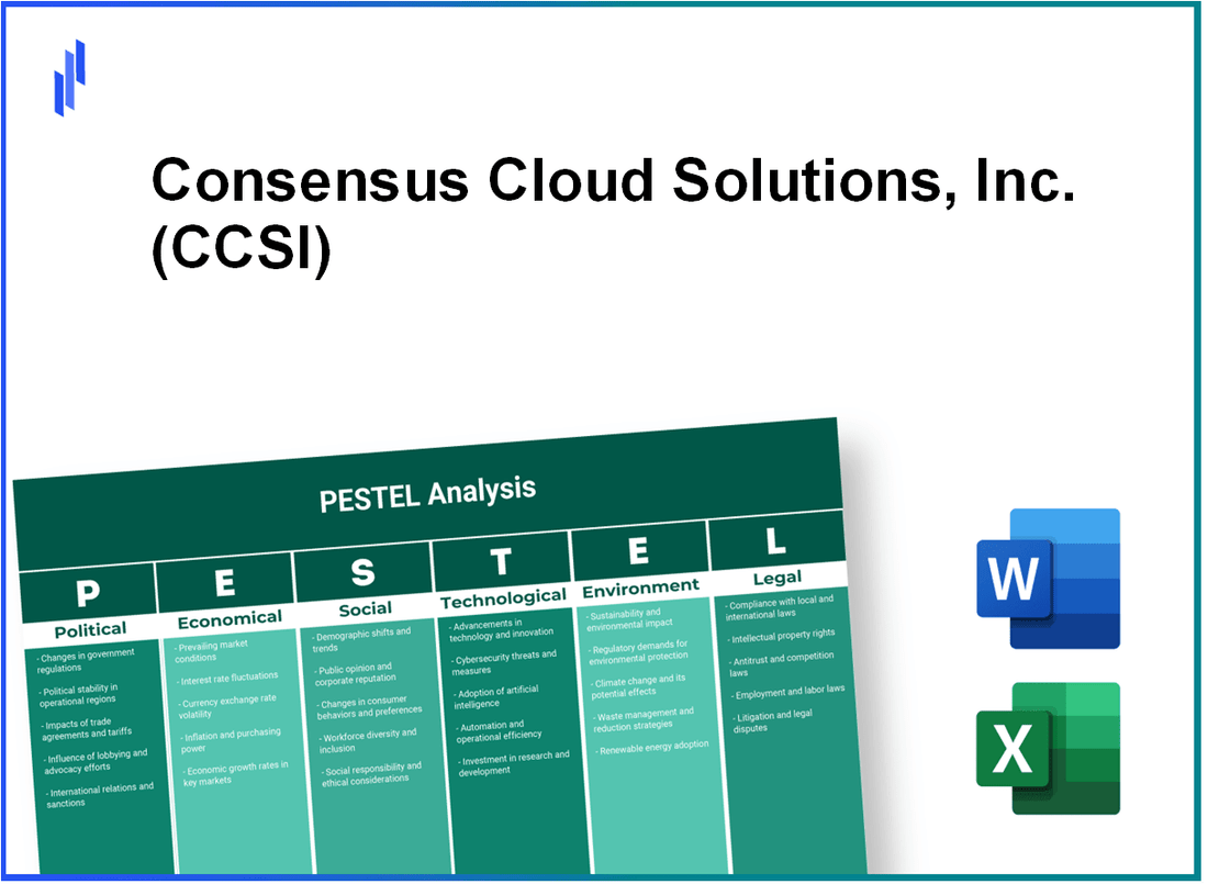 PESTEL Analysis of Consensus Cloud Solutions, Inc. (CCSI)