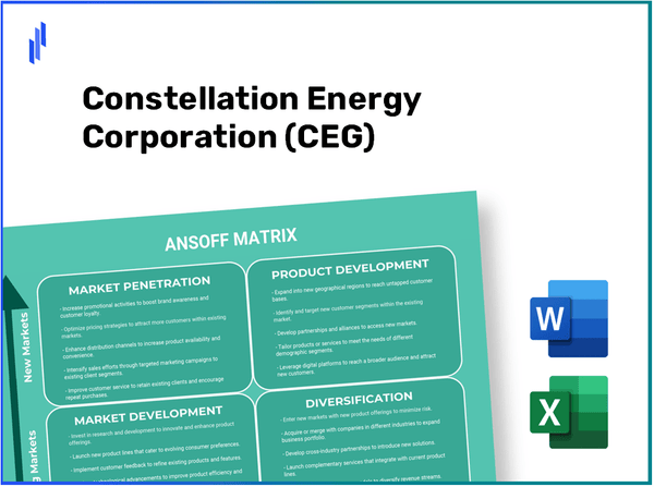 Constellation Energy Corporation (CEG)Ansoff Matrix