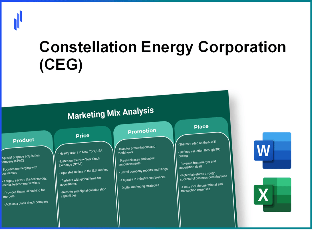 Marketing Mix Analysis of Constellation Energy Corporation (CEG)