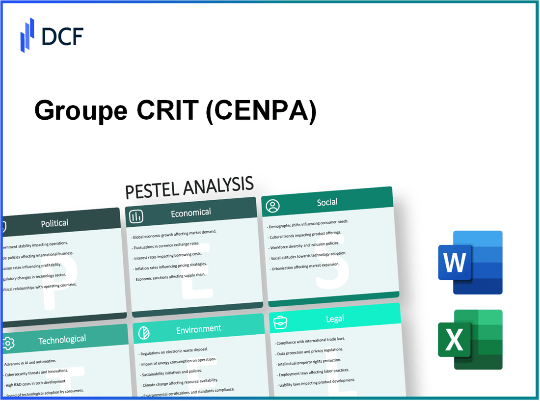 Groupe CRIT SA (CEN.PA): PESTEL Analysis