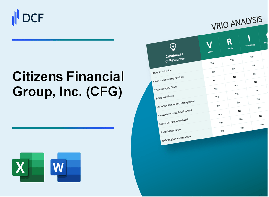 Citizens Financial Group, Inc. (CFG): VRIO Analysis [10-2024 Updated]