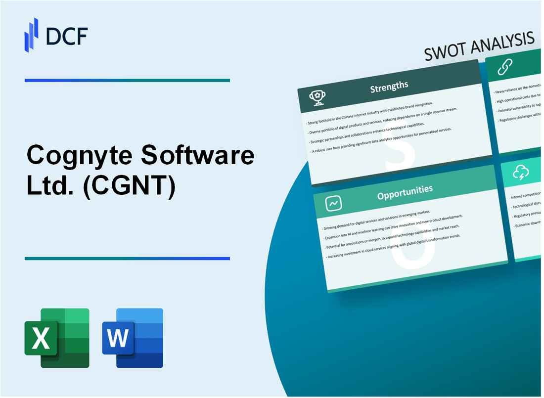 Cognyte Software Ltd. (CGNT) SWOT Analysis