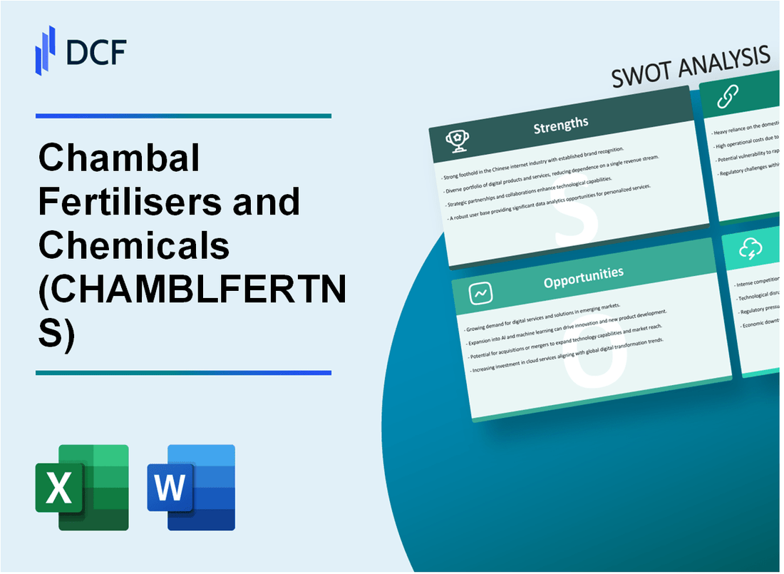 Chambal Fertilisers and Chemicals Limited (CHAMBLFERT.NS): SWOT Analysis