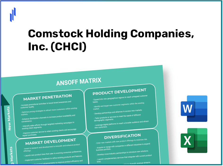 Comstock Holding Companies, Inc. (CHCI) ANSOFF Matrix