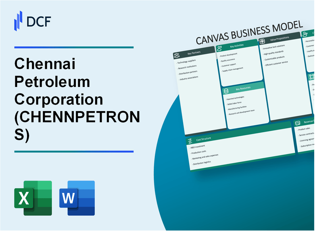 Chennai Petroleum Corporation Limited (CHENNPETRO.NS): Canvas Business Model