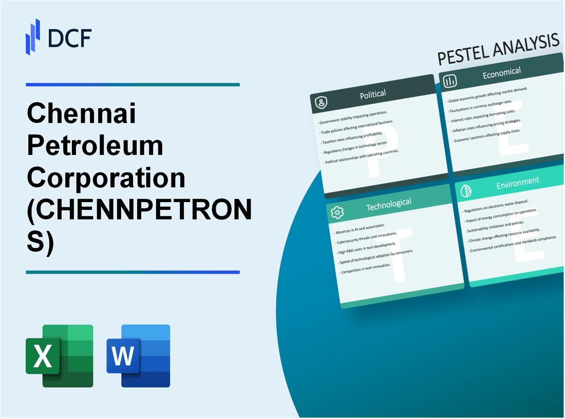 Chennai Petroleum Corporation Limited (CHENNPETRO.NS): PESTEL Analysis