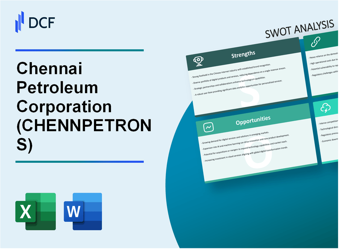 Chennai Petroleum Corporation Limited (CHENNPETRO.NS): SWOT Analysis