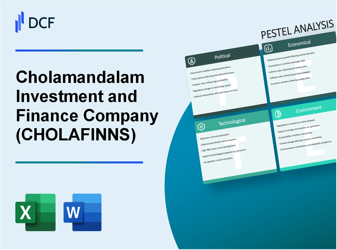 Cholamandalam Investment and Finance Company Limited (CHOLAFIN.NS): PESTEL Analysis