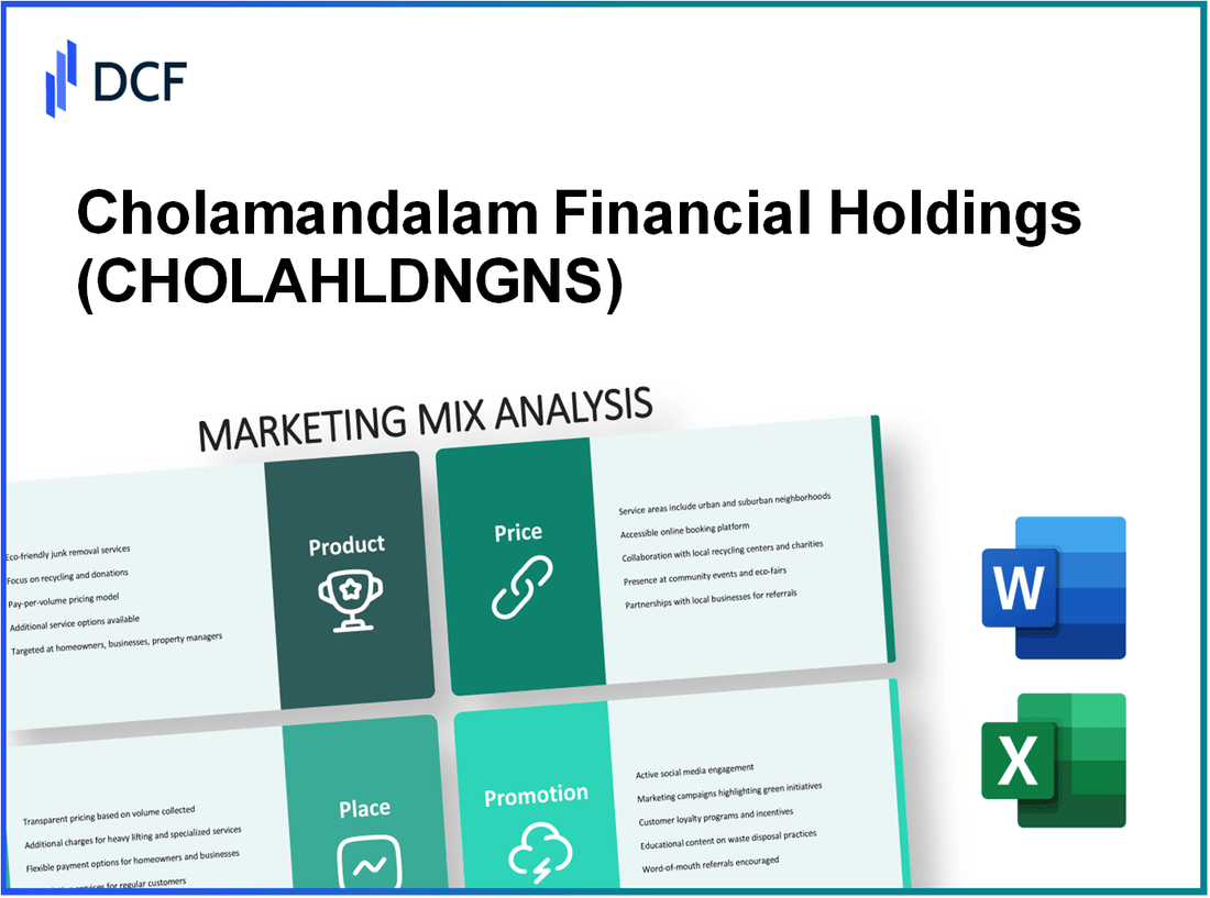 Cholamandalam Financial Holdings Limited (CHOLAHLDNG.NS): Marketing Mix Analysis