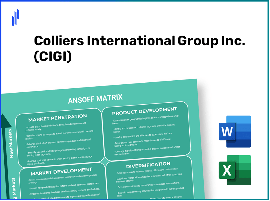 Colliers International Group Inc. (CIGI) ANSOFF Matrix