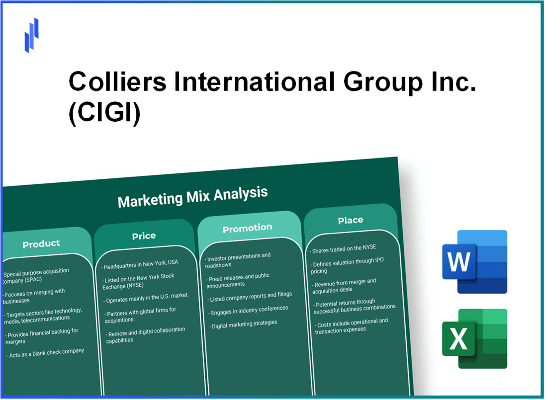 Marketing Mix Analysis of Colliers International Group Inc. (CIGI)