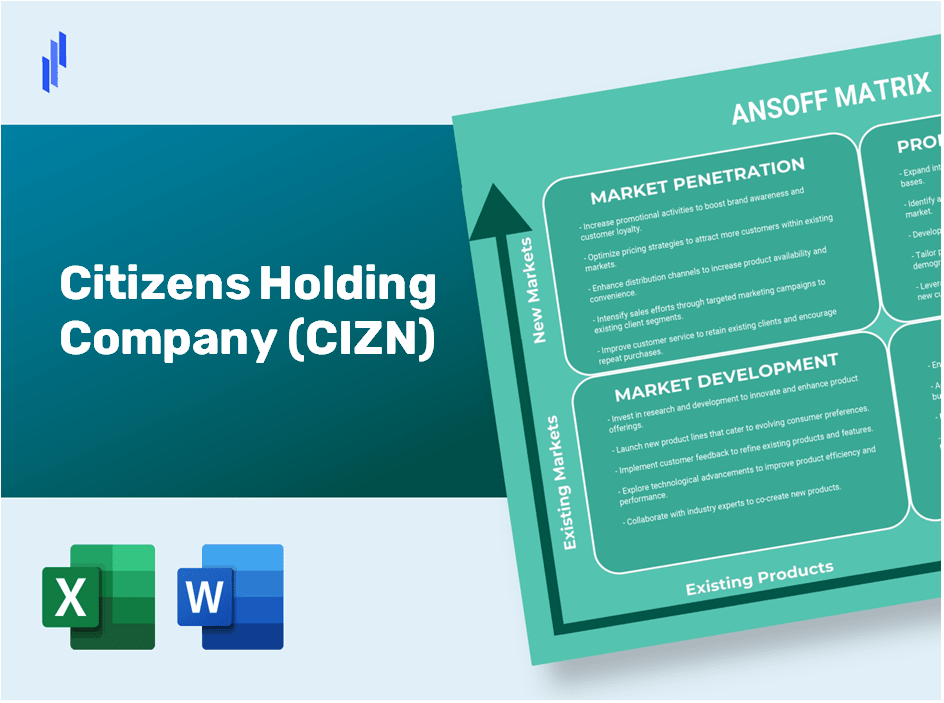 Citizens Holding Company (CIZN) ANSOFF Matrix