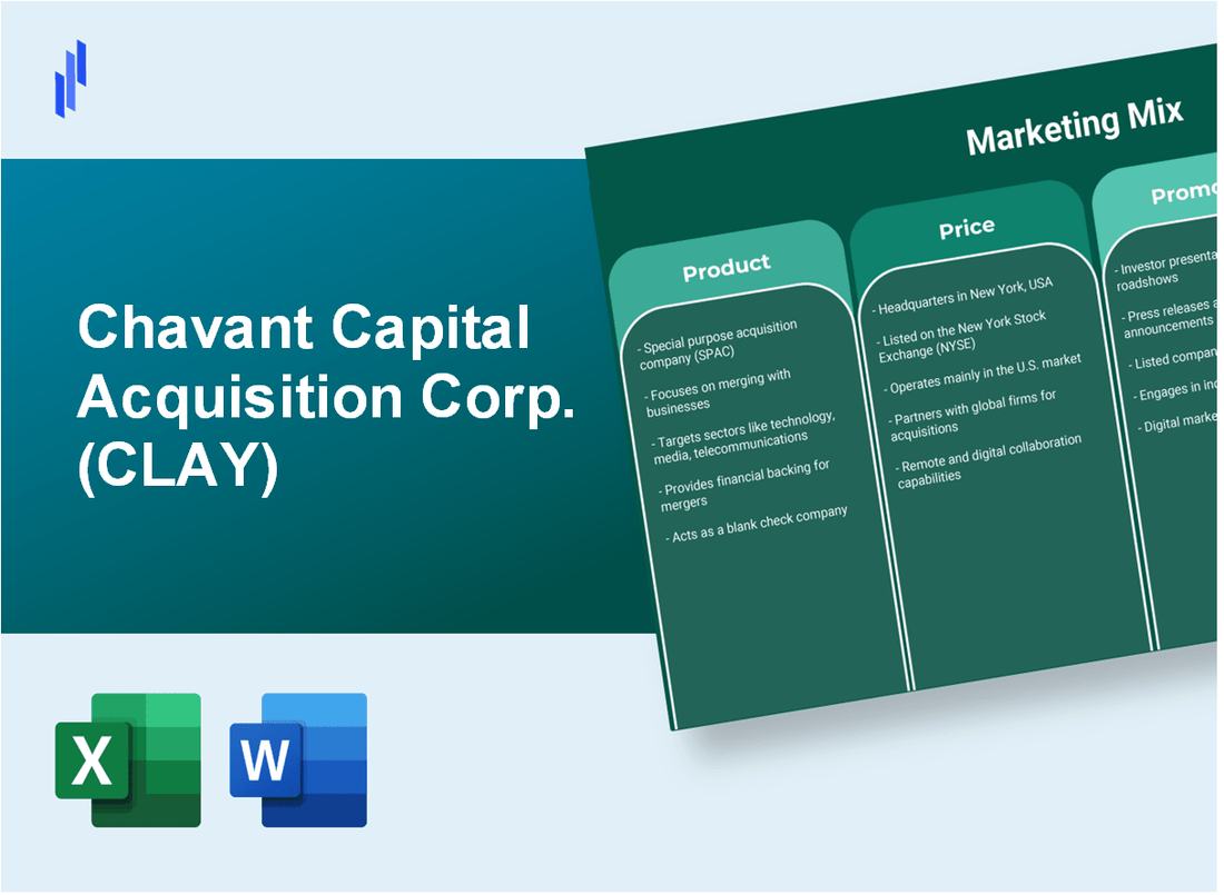 Marketing Mix Analysis of Chavant Capital Acquisition Corp. (CLAY)