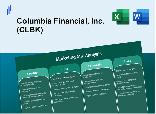 Marketing Mix Analysis of Columbia Financial, Inc. (CLBK)