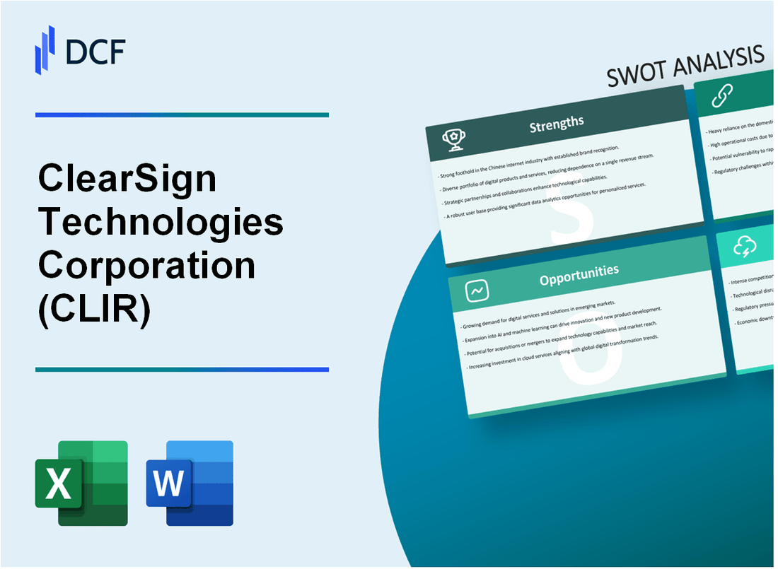 ClearSign Technologies Corporation (CLIR) SWOT Analysis