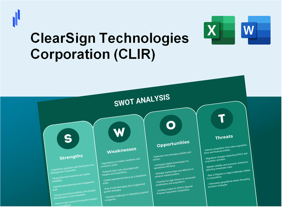 ClearSign Technologies Corporation (CLIR) SWOT Analysis