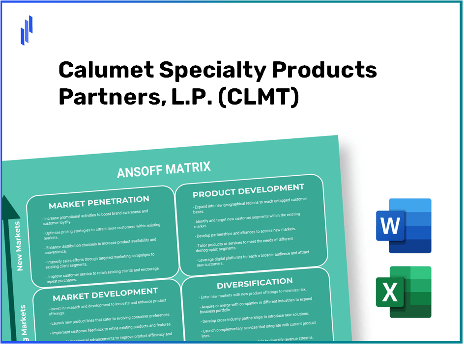 Calumet Specialty Products Partners, L.P. (CLMT) ANSOFF Matrix