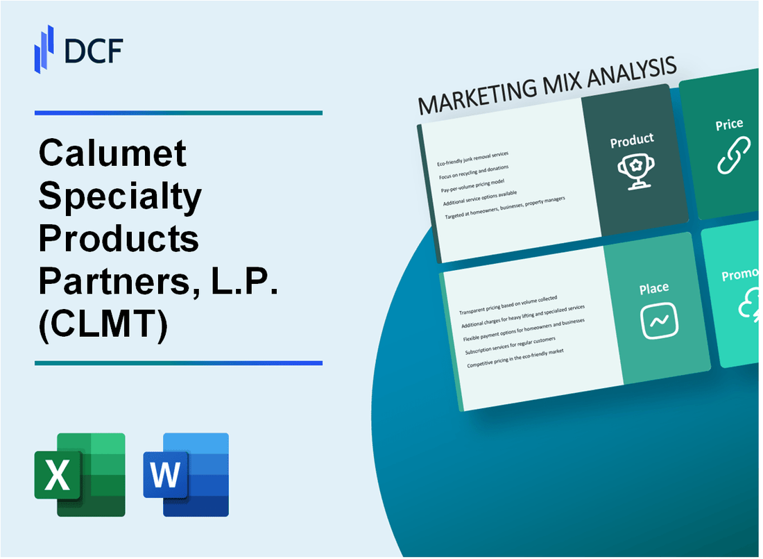 Calumet Specialty Products Partners, L.P. (CLMT) Marketing Mix