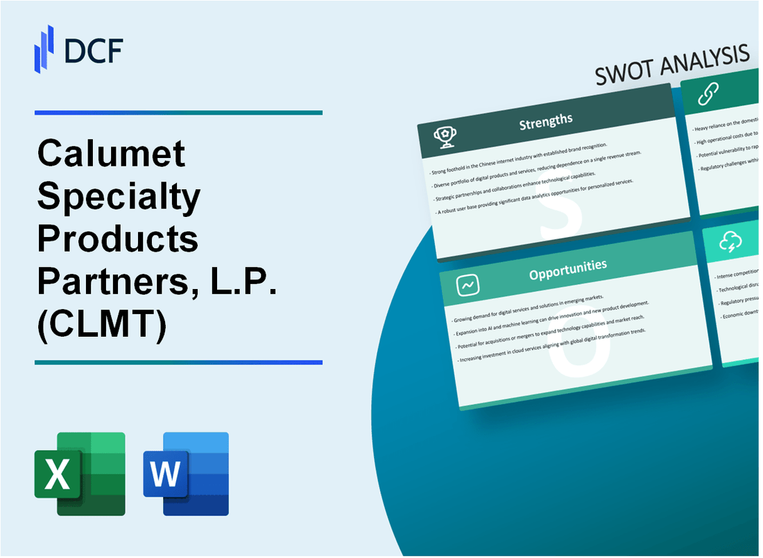 Calumet Specialty Products Partners, L.P. (CLMT) SWOT Analysis