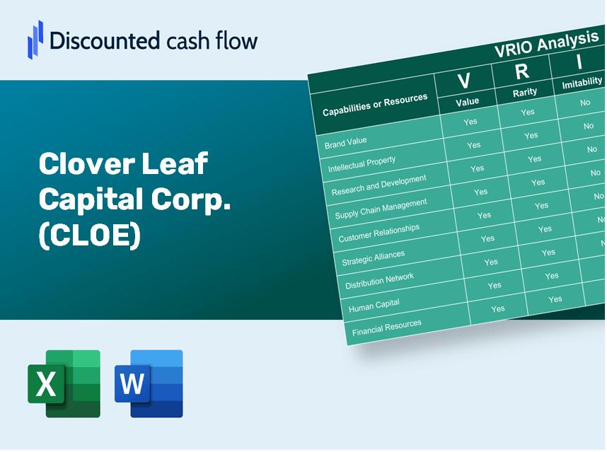 Clover Leaf Capital Corp. (CLOE): VRIO Analysis [10-2024 Updated]