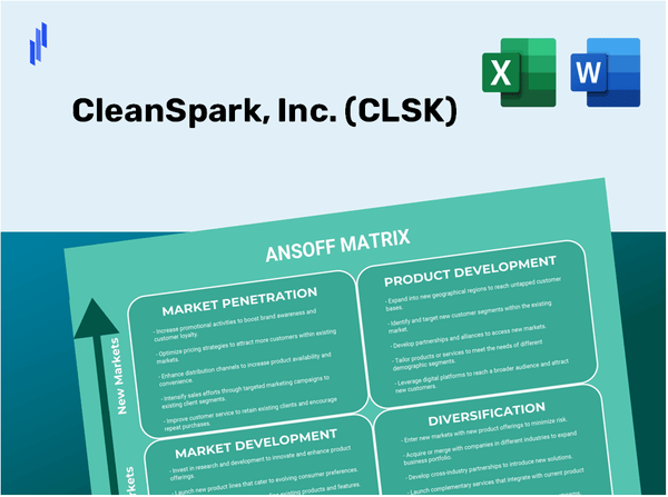 CleanSpark, Inc. (CLSK)Ansoff Matrix