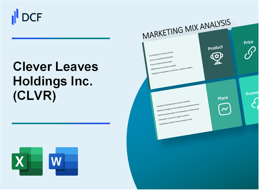 Clever Leaves Holdings Inc. (CLVR) Marketing Mix