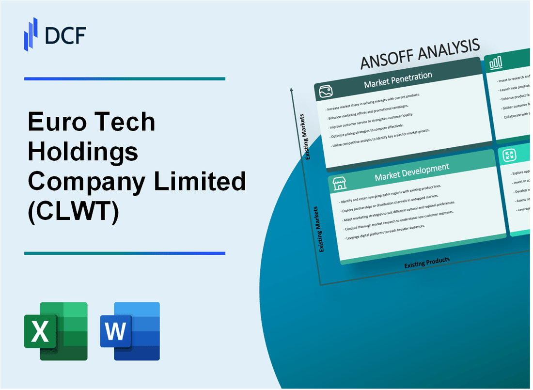 Euro Tech Holdings Company Limited (CLWT)Ansoff Matrix