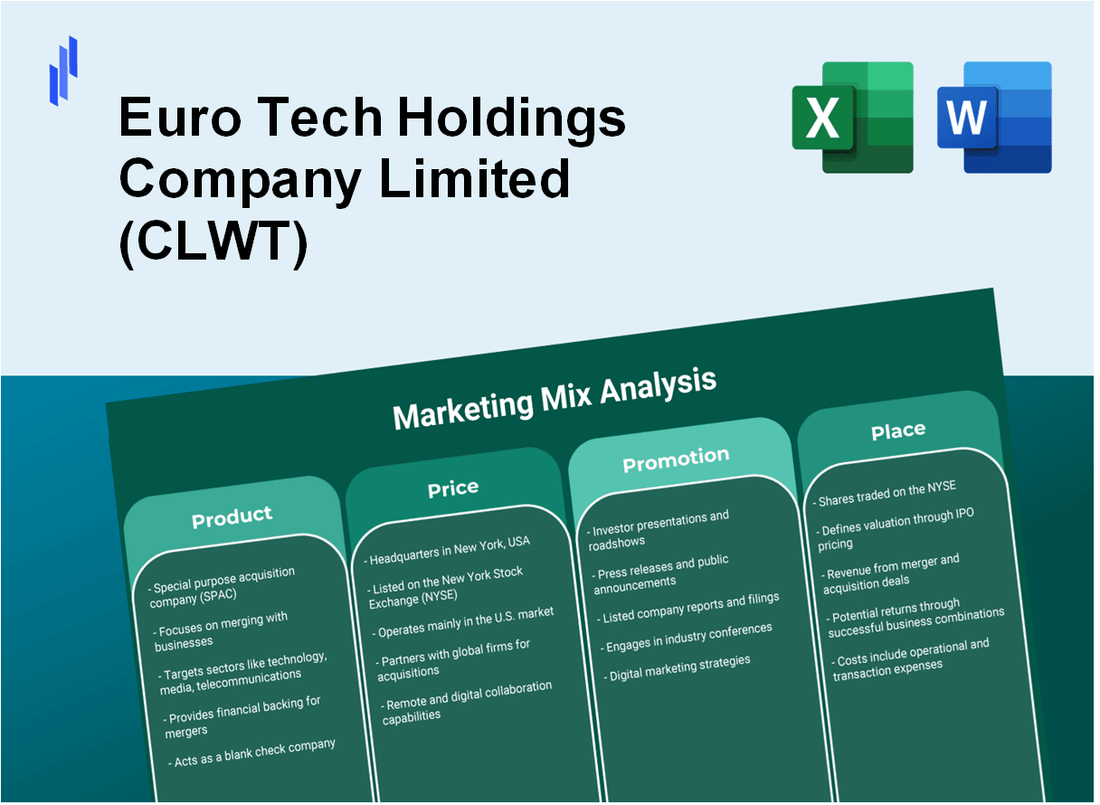 Marketing Mix Analysis of Euro Tech Holdings Company Limited (CLWT)