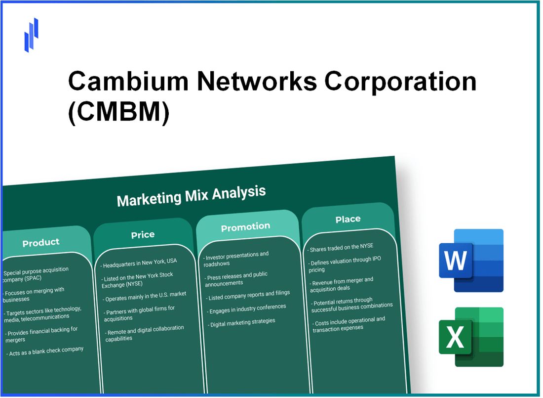 Marketing Mix Analysis of Cambium Networks Corporation (CMBM)