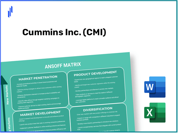 Cummins Inc. (CMI)Ansoff Matrix