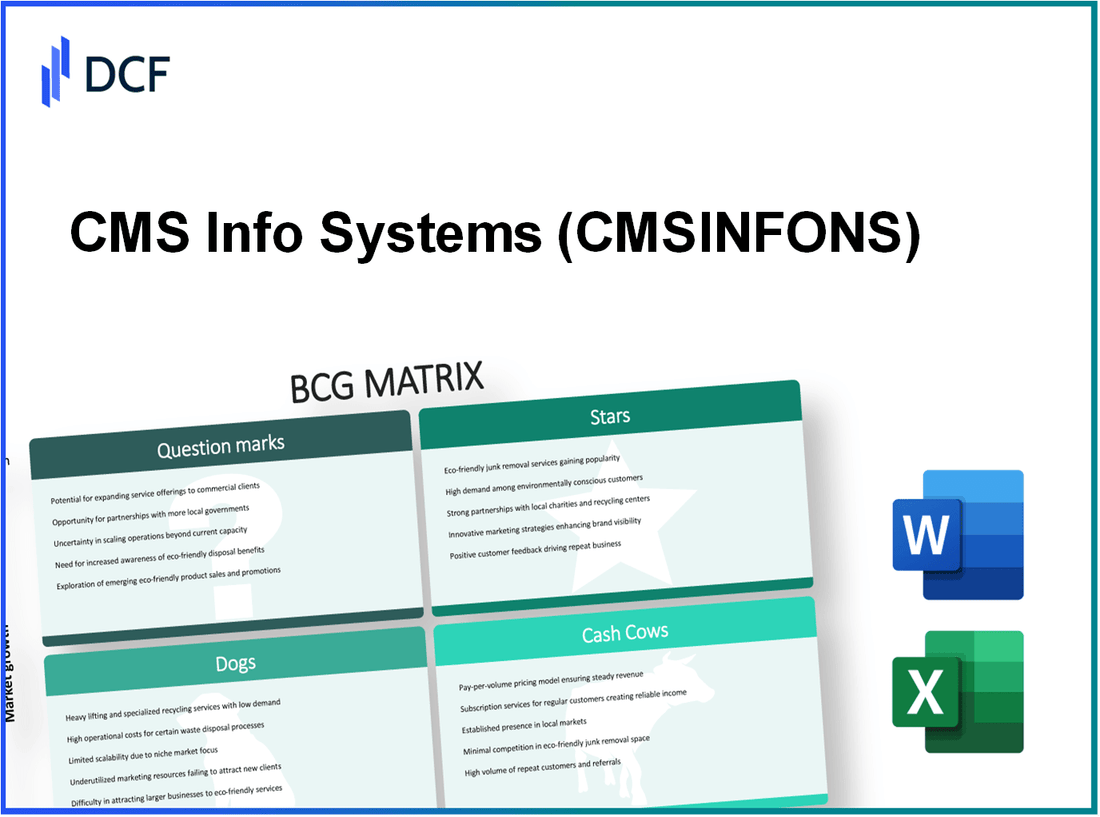 CMS Info Systems Limited (CMSINFO.NS): BCG Matrix