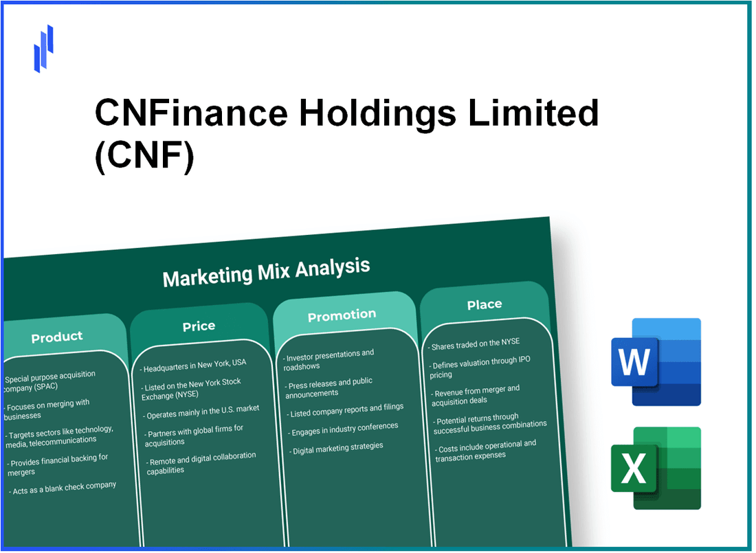 Marketing Mix Analysis of CNFinance Holdings Limited (CNF)