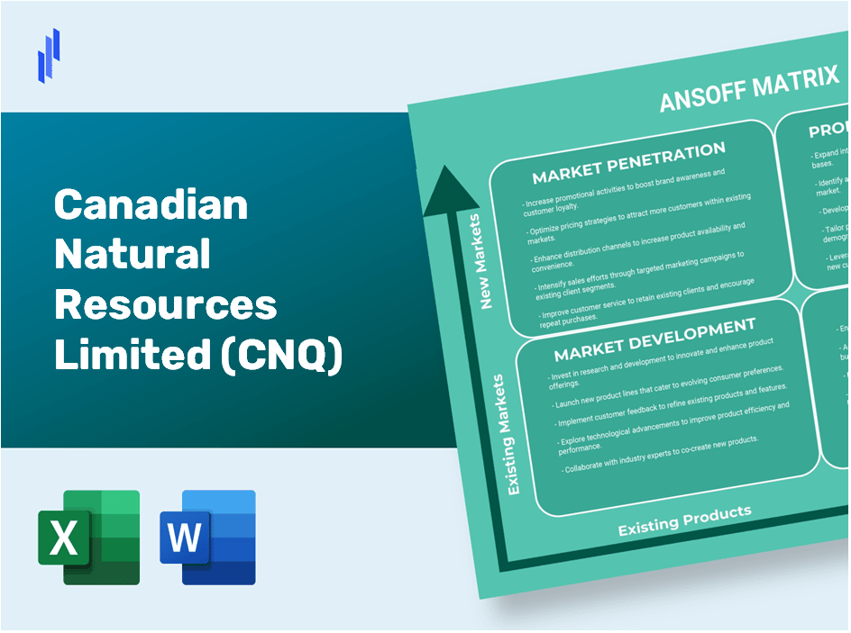 Canadian Natural Resources Limited (CNQ)Ansoff Matrix