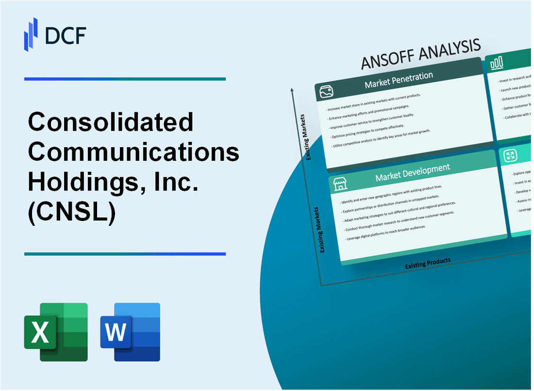 Consolidated Communications Holdings, Inc. (CNSL)Ansoff Matrix