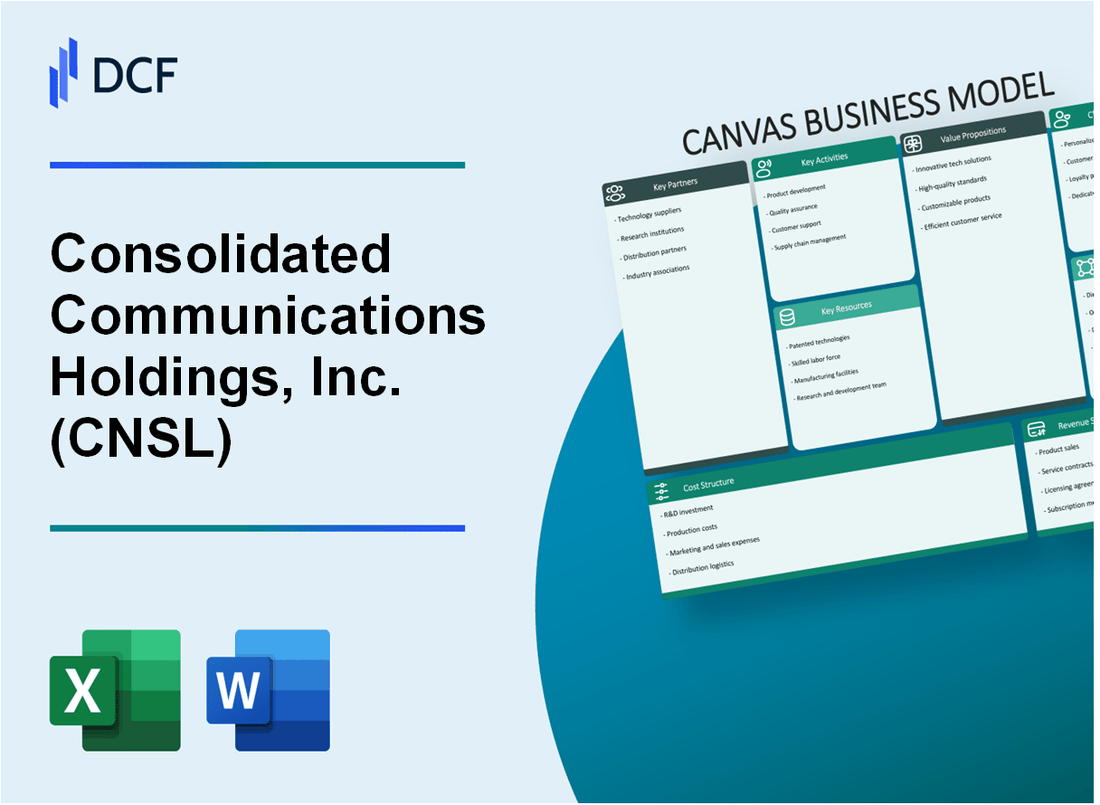 Consolidated Communications Holdings, Inc. (CNSL) Business Model Canvas