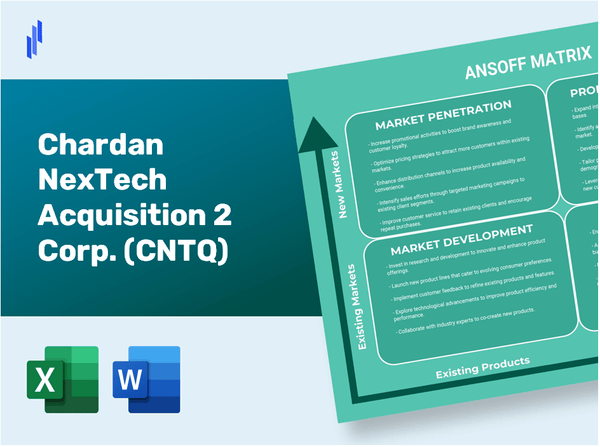 Chardan NexTech Acquisition 2 Corp. (CNTQ)Ansoff Matrix