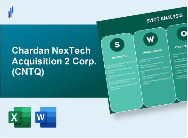 Chardan NexTech Acquisition 2 Corp. (CNTQ) SWOT Analysis