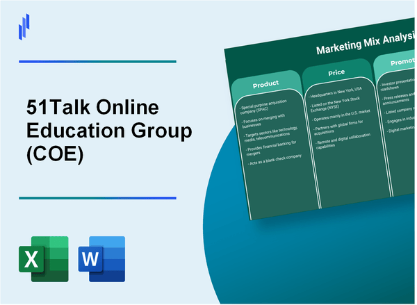 Marketing Mix Analysis of 51Talk Online Education Group (COE)